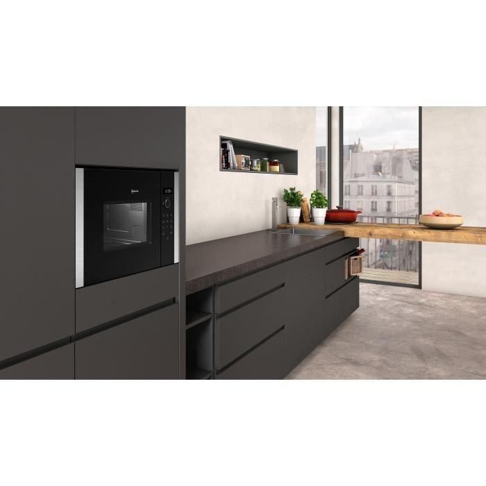 Microondas de encastre simple - NEFF N50 - HLAWD23N1F - Acero inoxidable - 20 L - 38,2 x 59,4 x 31,7 cm 3 Microondas de encastre simple - NEFF N50 - HLAWD23N1F - Acero inoxidable - 20 L - 38,2 x 59,4 x 31,7 cm 3