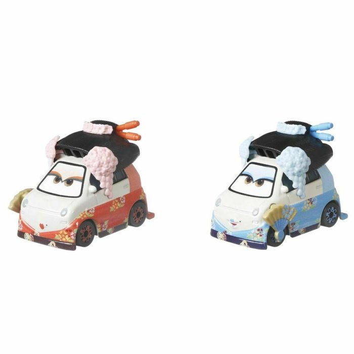 Cars Disney DXV99 Paquete de 2 Vehículos de Juguete, Modelo Aleatorio, Auto Pequeño, para Niños y Niñas de 3 Años en Adelante, Temática Disney Pixar Cars