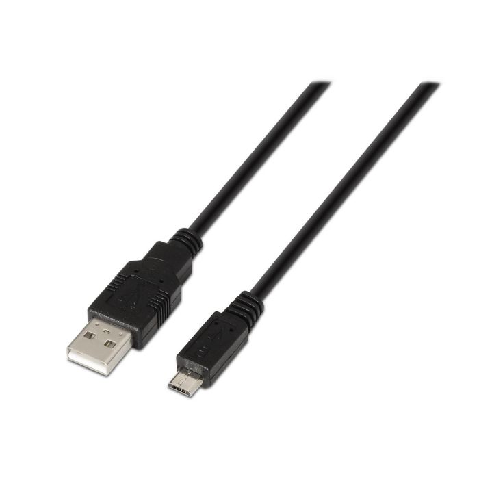 Aisens Cable USB 2.0 Tipo A-M a Micro USB B-M 3.0 Metros para Móviles y Cámaras