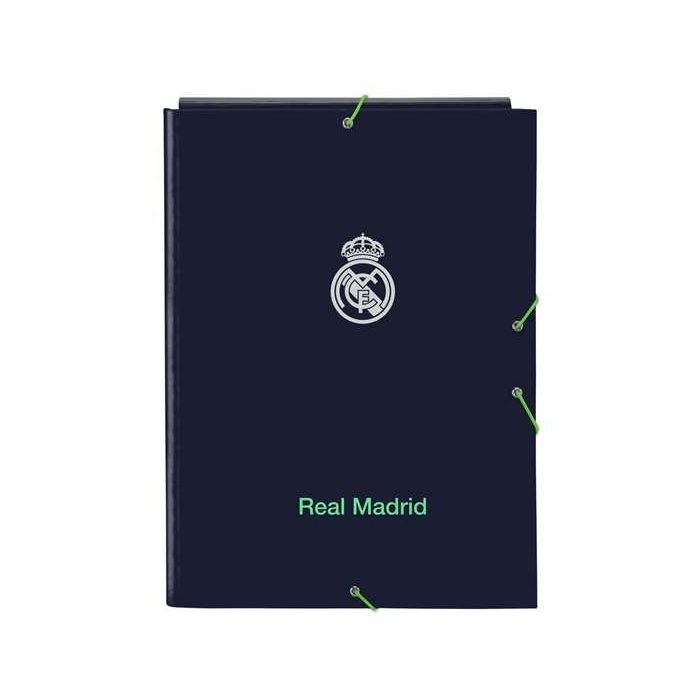 Carpeta folio 3 solapas real madrid 2ª equipacion 25/26 26x33,5x2,5cm