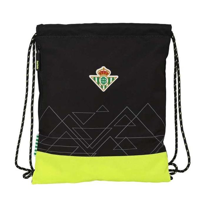 Bolsa Mochila con Cuerdas Real Betis Balompié Negro Lima Bolsa Mochila con Cuerdas Real Betis Balompié Negro Lima