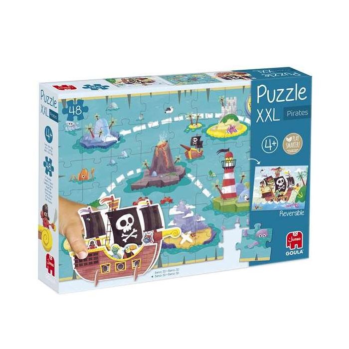 Puzzle Goula Jumbo XXL Piratas 48 Piezas