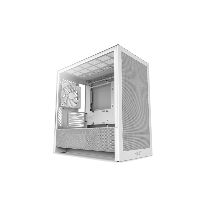 NZXT CC-H31FW-01 H9 H3 Flow Midi Tower PC Blanco, Cristal Templado y Ventana Lateral, compatible ATX/Micro-ATX/Mini-ITX
