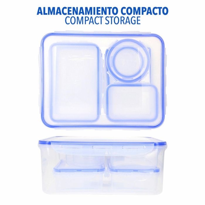 Set de Recipientes de Cocina Herméticos Apilables Max Home 29 x 12 x 20 cm 6 Unidades 1 Set de Recipientes de Cocina Herméticos Apilables Max Home 29 x 12 x 20 cm 6 Unidades 1