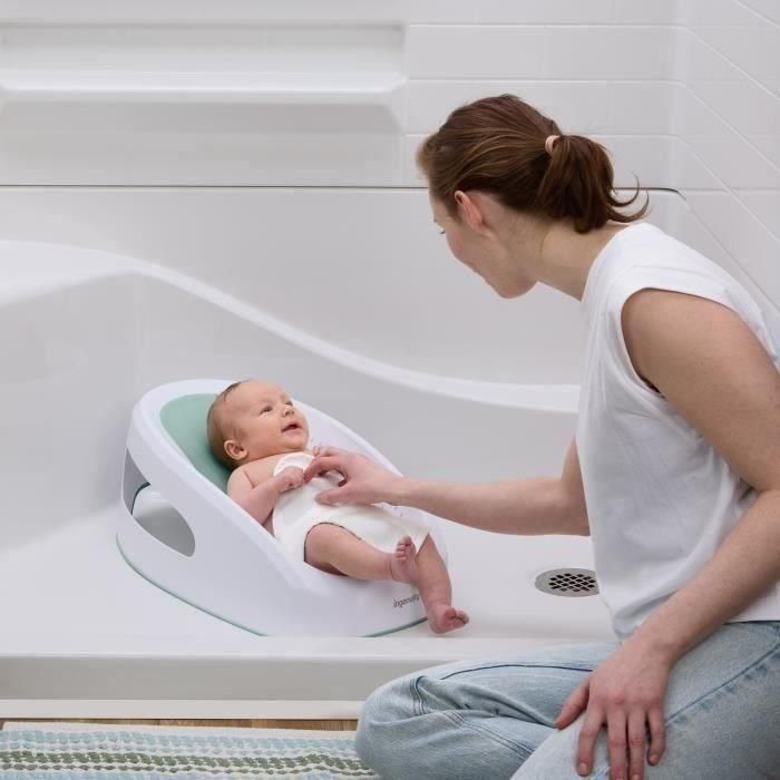 INGENUITY ING19577040 Asiento de baño Antideslizante para Niñas, Perforado, 0-6 Meses o 9 kg, Verde 1 INGENUITY ING19577040 Asiento de baño Antideslizante para Niñas, Perforado, 0-6 Meses o 9 kg, Verde 1