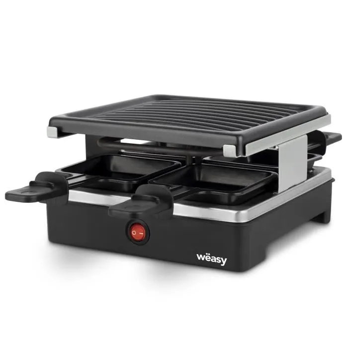 Weasy LUGA40 Raclette y parrilla para 4 personas 600W Placa extraíble 1