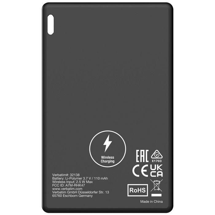Verbatim My Finder Card Localizador de Objetos Bluetooth Pack 3, Compatible Apple Buscar, Recargable Inalámbrico, Negro/Plata/Blanco 5