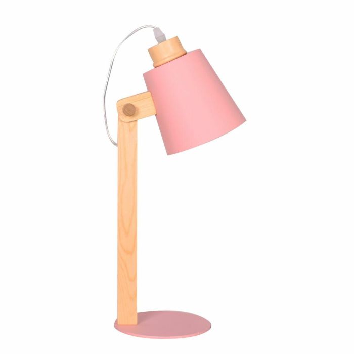 Lámpara de mesa DKD Home Decor Verde Rosa Natural Madera Metal 50 W 220 V 18 x 20 x 45 cm 15 x 20 x 50 cm (2 Unidades) 1 Lámpara de mesa DKD Home Decor Verde Rosa Natural Madera Metal 50 W 220 V 18 x 20 x 45 cm 15 x 20 x 50 cm (2 Unidades) 1