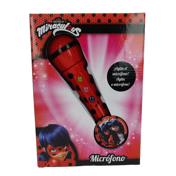 Microfono de mano con amplificador y ritmos lady bug 1 Microfono de mano con amplificador y ritmos lady bug 1