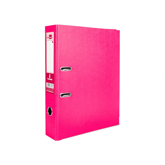 Liderpapel Módulo Archivador 3 Archivadores Folio 2 Anillas Mecanismo Palanca 52mm Rosa 3
