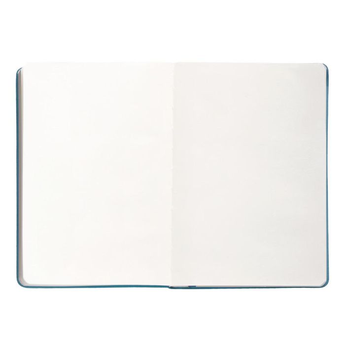 Cuaderno Con Gomilla Antartik Notes Tapa Dura A5 Hojas Lisas Azul Claro 100 Hojas 80 gr Fsc 7