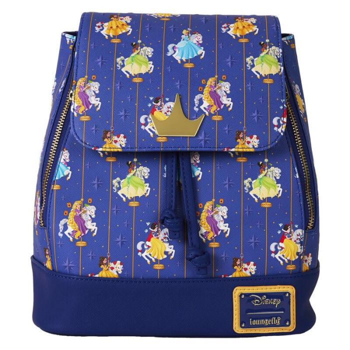 Mochila Carousel Princesas Disney Loungefly 26cm 5