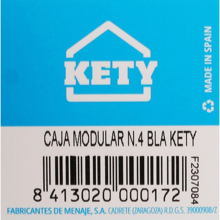 Caja de Ordenación Modular Kety 22.5 x 15.5 x 5.3 cm (12 Unidades) 1 Caja de Ordenación Modular Kety 22.5 x 15.5 x 5.3 cm (12 Unidades) 1