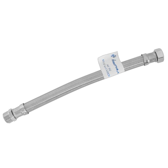 Latiguillo Imtersa Latón Caucho acero inoxidable AISI 304 Termo 30 cm (10 Unidades)