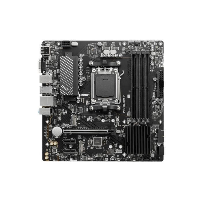 MSI PRO B650M-P placa base AMD B650 Zócalo AM5 micro ATX 1 MSI PRO B650M-P placa base AMD B650 Zócalo AM5 micro ATX 1