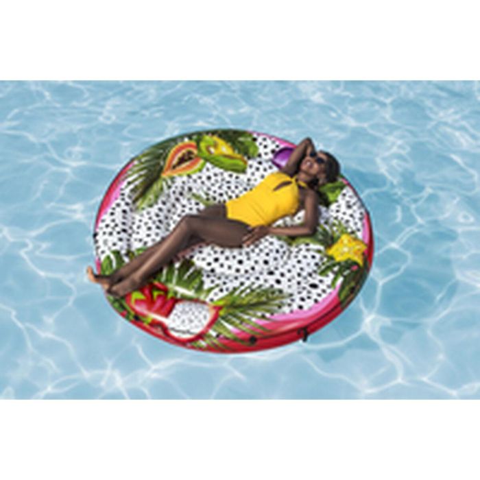 Bestway Isla Flotante Hinchable con Cuerda Fruta de la Pasion D188cm Playa y Piscina 43720 14