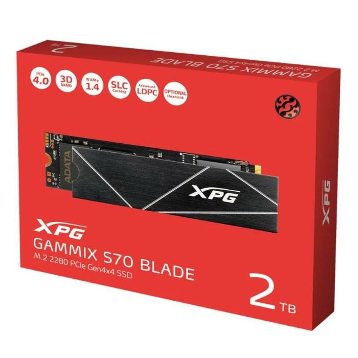Disco Duro Adata GAMMIX S70 Blade 2 TB SSD M.2 1 Disco Duro Adata GAMMIX S70 Blade 2 TB SSD M.2 1