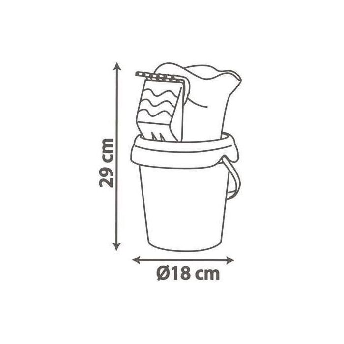 Smoby SMO862198 Set de Jardinería Infantil Mickey Mouse: Regadera y Cubo 1