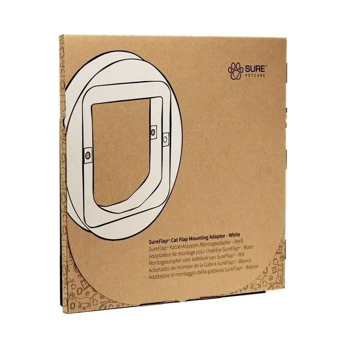 Sureflap SUR5060180394349 Adaptador de Montaje para Gatera - Blanco 1