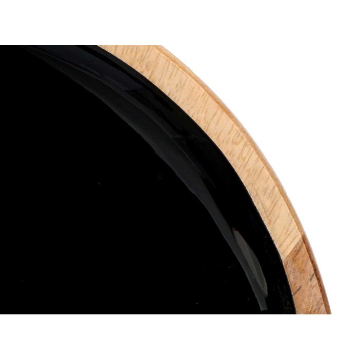 Plato 25 Cm Madera Mango Negro Giftdecor (12 Unidades) 3 Plato 25 Cm Madera Mango Negro Giftdecor (12 Unidades) 3