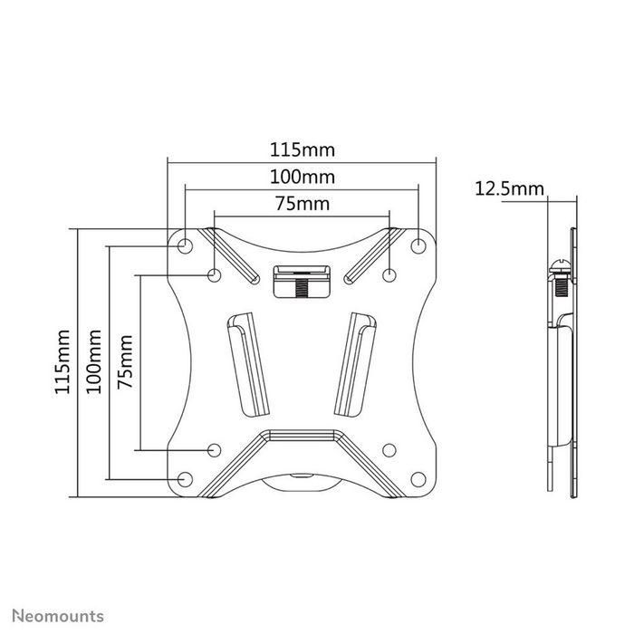 Neomounts Select Tv/Monitor Ultrathin Wall Mount (Fixed) For 10"-30" Screen - Black 7 Neomounts Select Tv/Monitor Ultrathin Wall Mount (Fixed) For 10"-30" Screen - Black 7