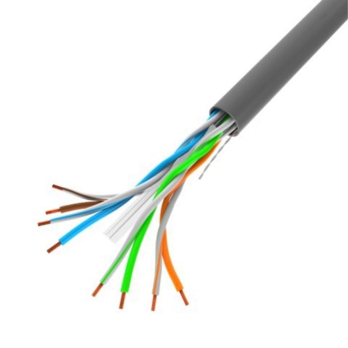 Cable de Red Rígido UTP Categoría 6 Lanberg LCU6-10CC-0100-S Gris 100 m 1 Cable de Red Rígido UTP Categoría 6 Lanberg LCU6-10CC-0100-S Gris 100 m 1
