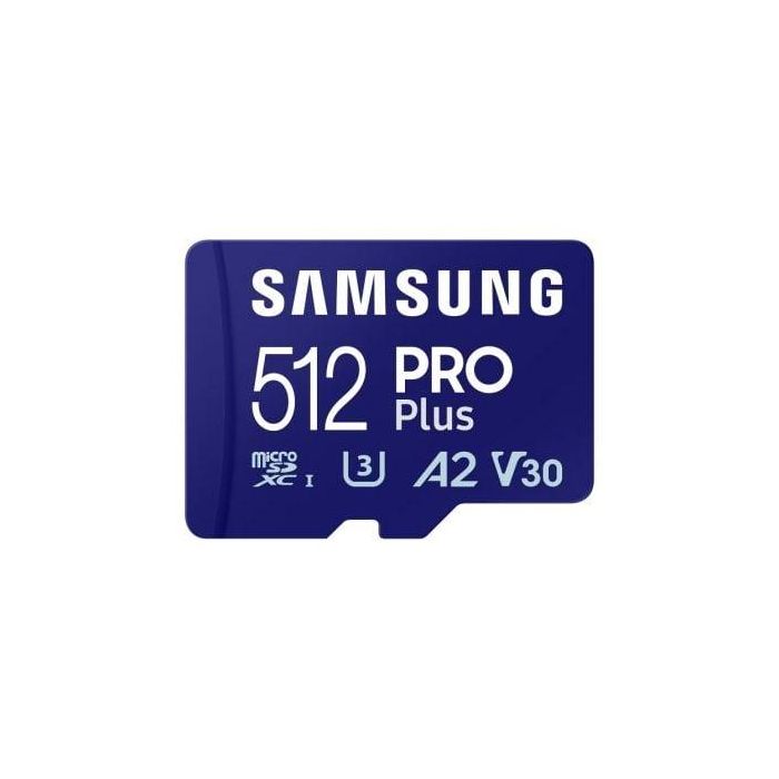 Tarjeta de Memoria Samsung PRO Plus 2023 512GB microSD XC/ Clase 10/ 180MBs Tarjeta de Memoria Samsung PRO Plus 2023 512GB microSD XC/ Clase 10/ 180MBs