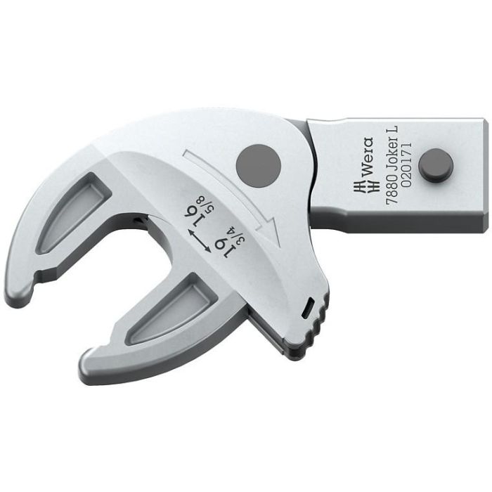 Wera 7880 Joker L Llave Fija Autoajustable de Boca para Herramientas de Inserción SW 16-19 0 Wera 7880 Joker L Llave Fija Autoajustable de Boca para Herramientas de Inserción SW 16-19 0