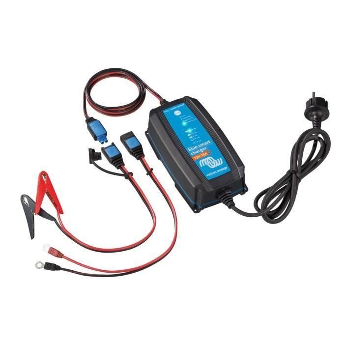 Cargador VICTRON Blue Smart IP65 - 12V - 15A con conector DC 1