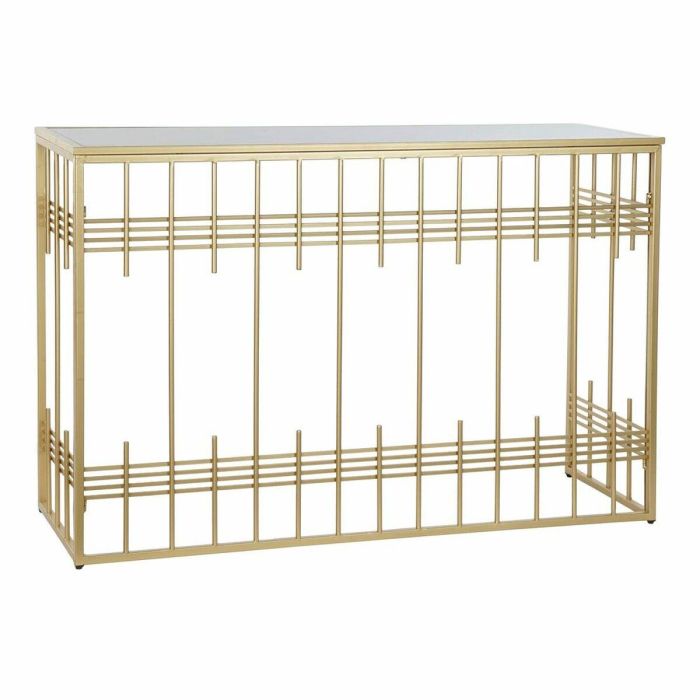 Recibidor DKD Home Decor Negro Dorado 120 x 40 x 81 cm 1