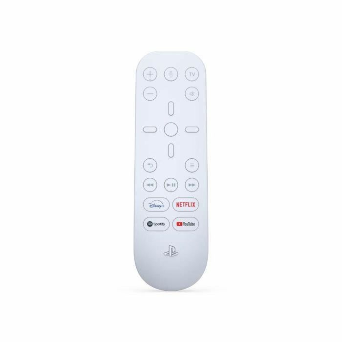 PlayStation Mando a distancia Oficial Blanco para PS5, Control Remoto Multimedia Intuitivo Consola y TV, Volumen y Encendido 2