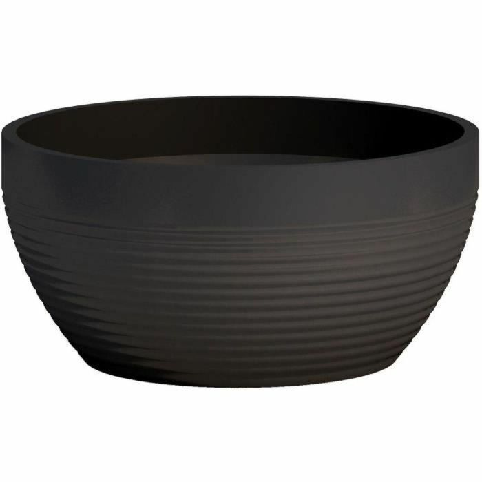 Garden Id 02042969 Vaso Green Care Impact Black-Anth 35 x 16 cm, 100% reciclado, resistente UV/gel, 10 años de garantía