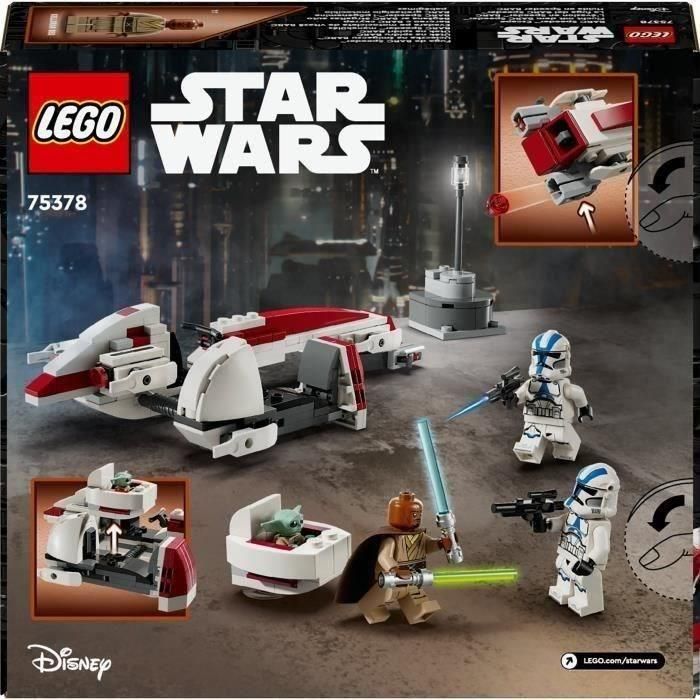LEGO 75378 Star Wars Huida del Speeder BARC Mandaloriano, Juego de construcción 5