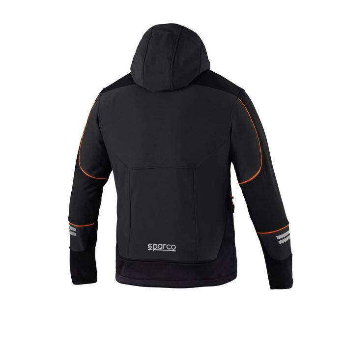 Sparco S02412NRAF3L Chaqueta Tech Soft-Shell Negra-Naranja Talla L 1