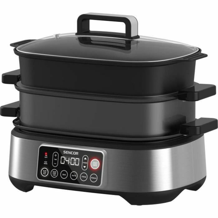 Olla de cocción lenta y grill multifunción - SENCOR - SPR 6300BK - 6 L - Negro 4 Olla de cocción lenta y grill multifunción - SENCOR - SPR 6300BK - 6 L - Negro 4