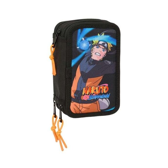 Plumier Triple Naruto Negro 12,5 x 19,5 x 5,5 cm 37 Piezas 0 Plumier Triple Naruto Negro 12,5 x 19,5 x 5,5 cm 37 Piezas 0