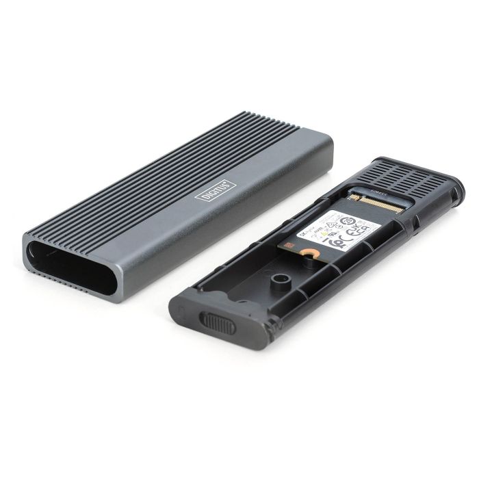 Digitus DA-71156 Caja Externa para SSD M.2 NVMe y SATAIII de Aluminio USB 3.1 Gen2 10Gbps 2
