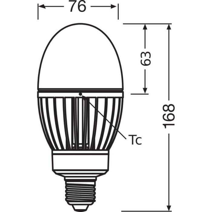 [LVE-4058075765931] Bombilla LED OSRAM E27 29W 3600Lm 2700K 360º IP65 1