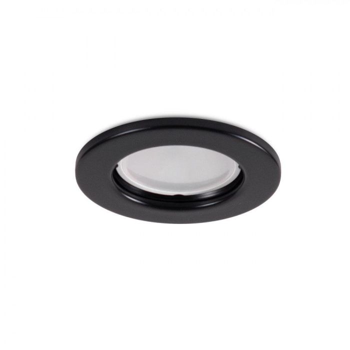 Aro Foco Downlight Circular "Sara" Acero 81mm - Negro 1 Aro Foco Downlight Circular "Sara" Acero 81mm - Negro 1