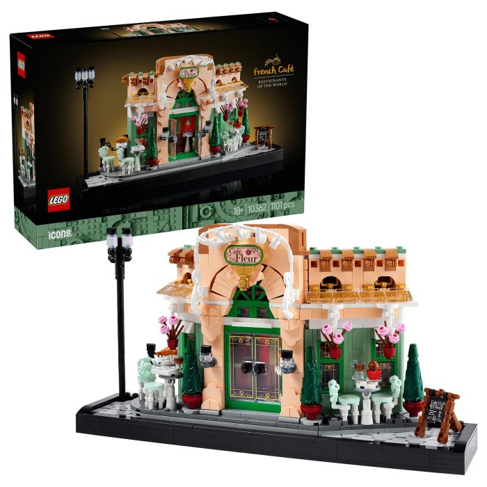 LEGO 10362 Cafetería Francesa: Decoración de Estantería Parisina Set para Adultos