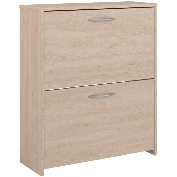 Parisot EASYLIFE7901MCHA Zapatero EASY LIFE con 2 Puertas, Roble - 66,5 x 78,5 x 25,1 cm