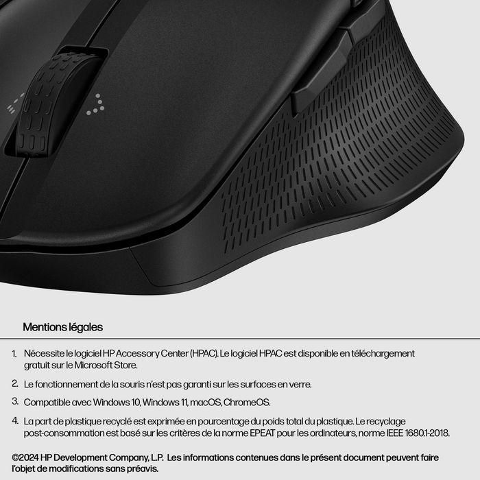 HP 685 Comfort Dual-Mode Mouse Programable, Rueda Inclinable 4D, Conexión Segura a 3 Dispositivos, Uso en Cualquier Superficie 5 HP 685 Comfort Dual-Mode Mouse Programable, Rueda Inclinable 4D, Conexión Segura a 3 Dispositivos, Uso en Cualquier Superficie 5