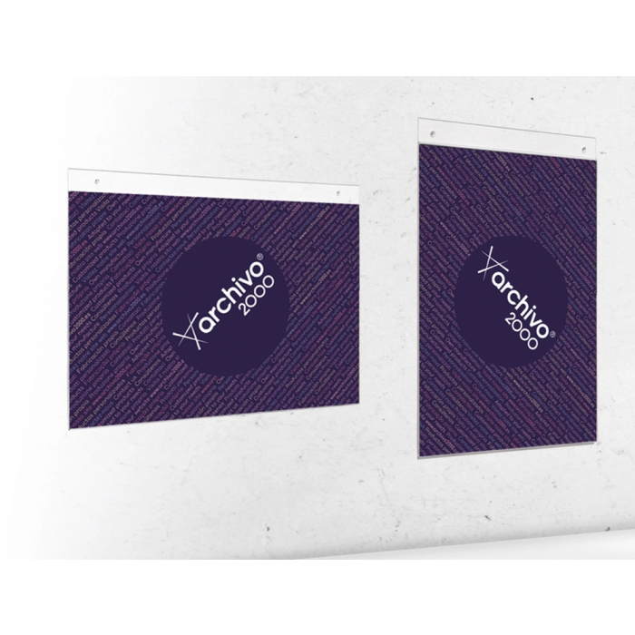 Archivo 2000 Expositor Mural Din A4 Vertical 210x325 mm Cristal Transparente 1