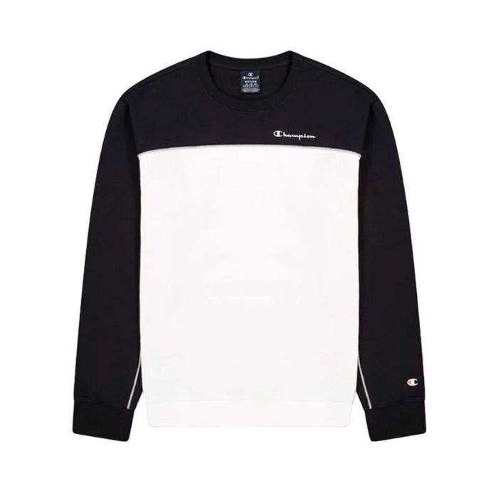 Sudadera sin Capucha Hombre Champion Negro S 0 Sudadera sin Capucha Hombre Champion Negro S 0