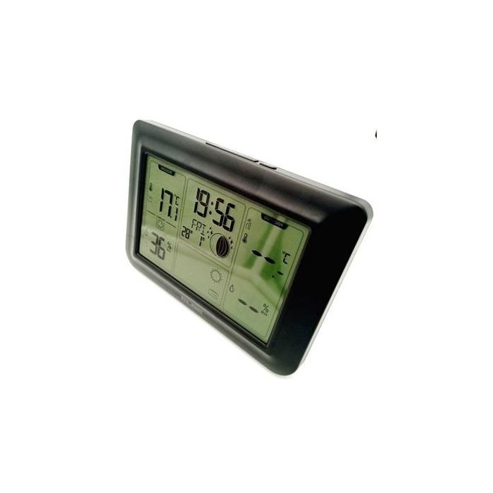 Elbe WSM-5000 Estación Meteorológica con Sensor Exterior, Pantalla Luz Azul, Barómetro Integrado, Temperatura y Humedad Interior/Exterior, Alarmas Programables 1 Elbe WSM-5000 Estación Meteorológica con Sensor Exterior, Pantalla Luz Azul, Barómetro Integrado, Temperatura y Humedad Interior/Exterior, Alarmas Programables 1