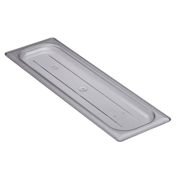 CAMBRO 20LPCWC-135 - Tapa plana GN 1/2 largo - 16,2 x 53 cm - Transparente - Venta 1 unidad.