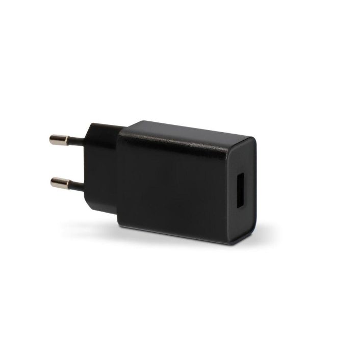 Cargador de Pared + Cable USB A a USB C KSIX USB Negro 2 Cargador de Pared + Cable USB A a USB C KSIX USB Negro 2