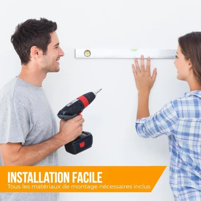 Nanook NAN1687441841782 Soporte de pared giratorio para televisores de 40 a 65 pulgadas Inclinable para LCD LED QLED OLED 3