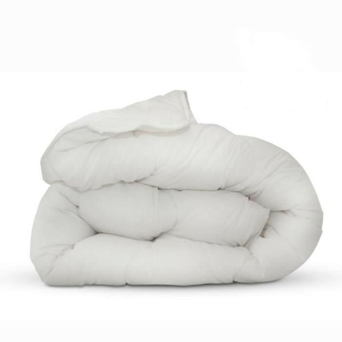 Abeil Edredón Cálido Invierno Antiácaros, Antihongos y Antibacterias Biome® Algodón - 400 g/m² - 2 Personas 220x240 cm Blanco