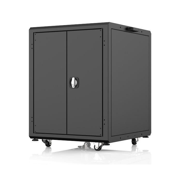 Lanview DCN Laptop Cabinet for 32 mobile storage and charging solution for 32 devices.
